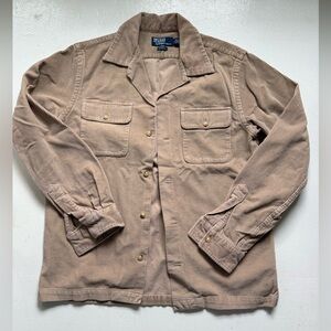 Polo by Ralph Lauren Tan Corduroy Shirt Jacket